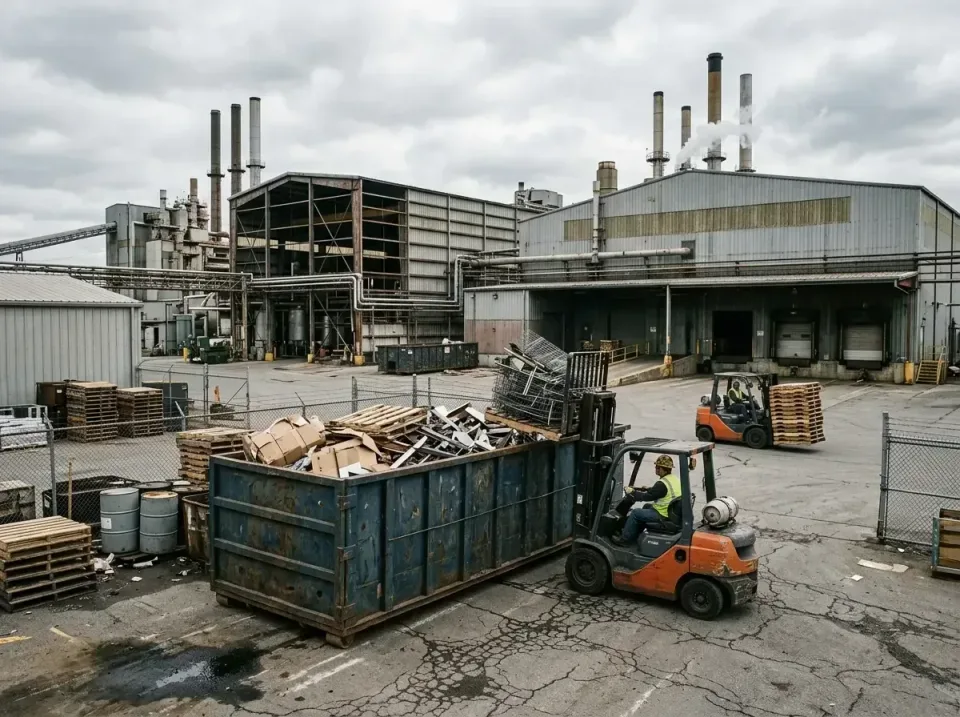 industrial-factory-scrap-conta-003 — frequently asked questions, Cheap Roll-off Dumpster Rentals in Oak Grove, MO